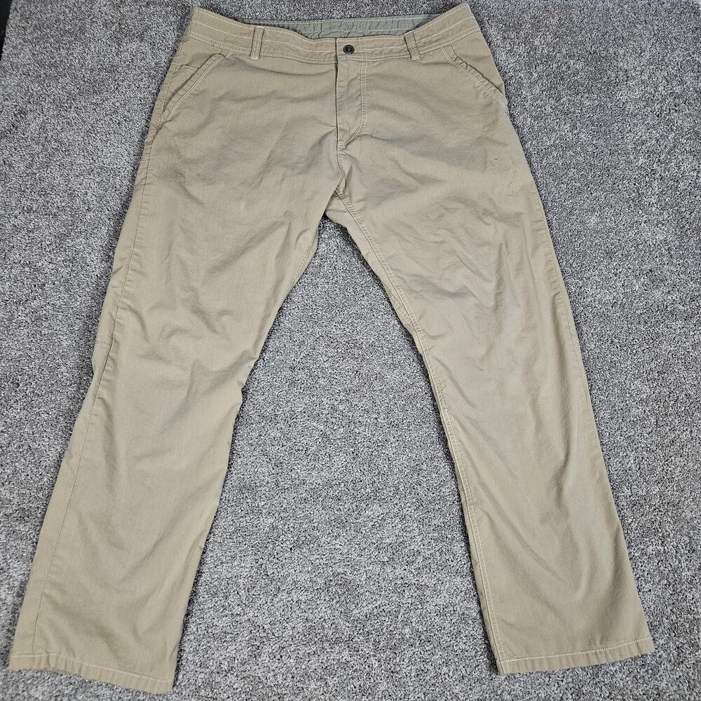 Kuhl Pants Mens 38X30.5 (Tag 40X32) Beige Slax Hiking Enduro Outdoors 5090